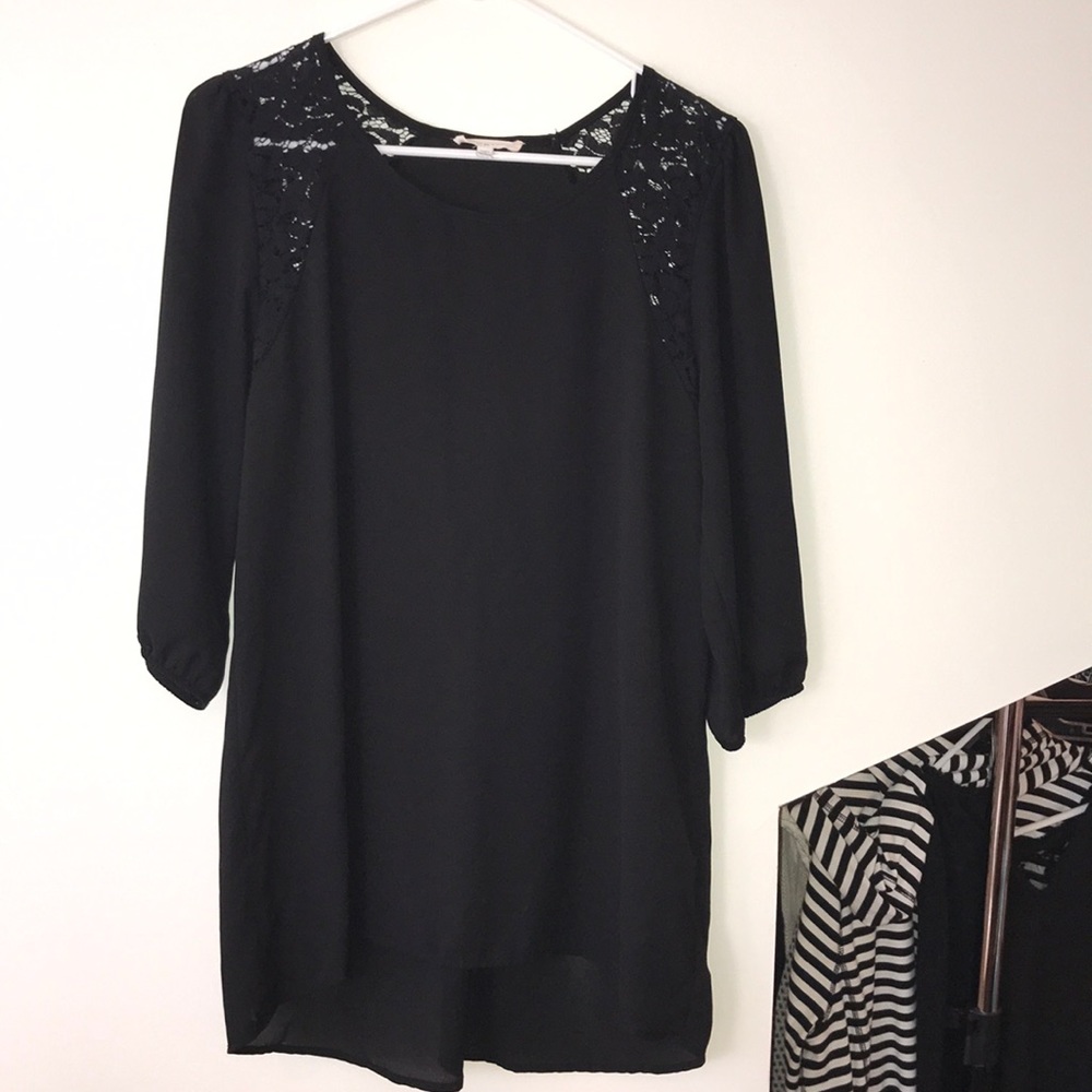 Tea n Rose black tunic